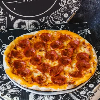 Pizza con Pepperoni